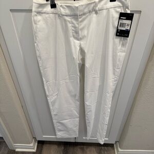 Nike White Dri-FIT women golf pants